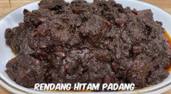 Review Makanan Rendang Daging Sapi Minang Hitam Berdedak